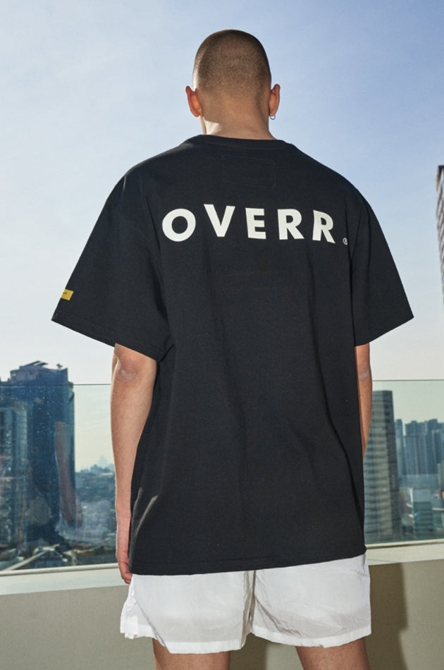 OVERR(オベルー) 21SS BASIC LOGO BLACK T-SHIRTS