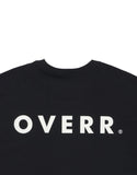 OVERR(オベルー) 21SS BASIC LOGO BLACK T-SHIRTS