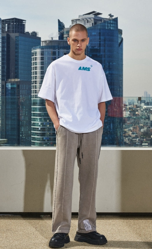 OVERR(オベルー) 21SS AMS BIG LOGO WHITE T-SHIRTS