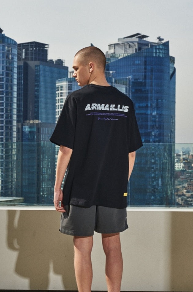 OVERR(オベルー) 21SS ARMAILLIS LOGO BLACK T-SHIRTS