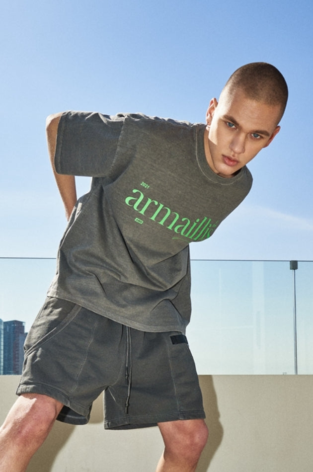 OVERR(オベルー) 21SS PIGMENT CHARCOAL T-SHIRTS