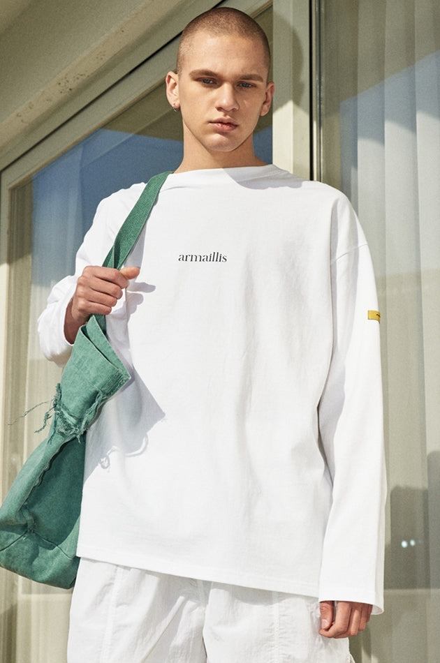 OVERR(オベルー) 21SS ARMAILLIS LOGO WHITE L/S T-SHIRTS