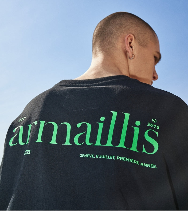 OVERR(オベルー) 21SS ARMAILLIS LOGO BLACK L/S T-SHIRTS