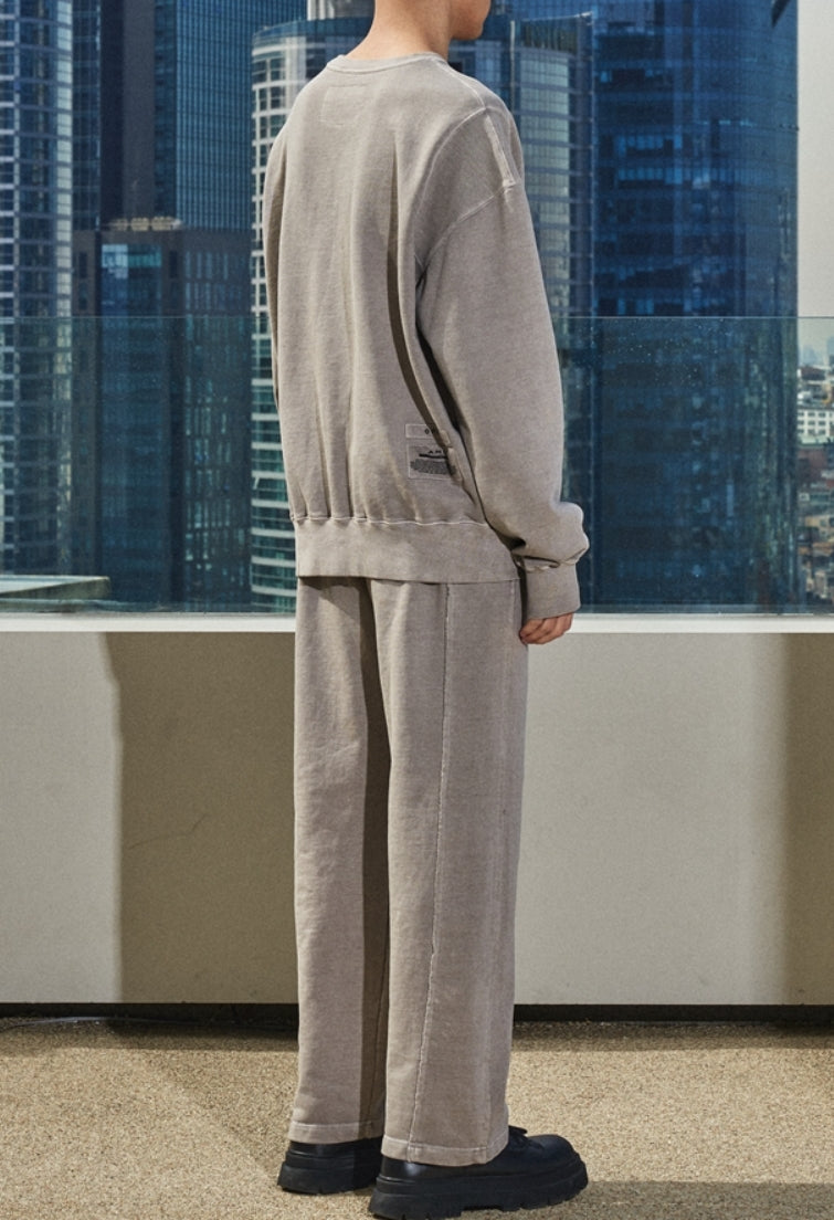 OVERR(オベルー)  21SS PIGMENT BROWN SWEATSHIRTS