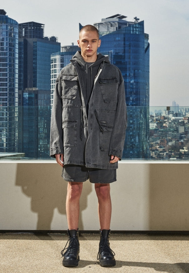 OVERR(オベルー)  21SS PIGMENT CHARCOAL FIELD JACKET