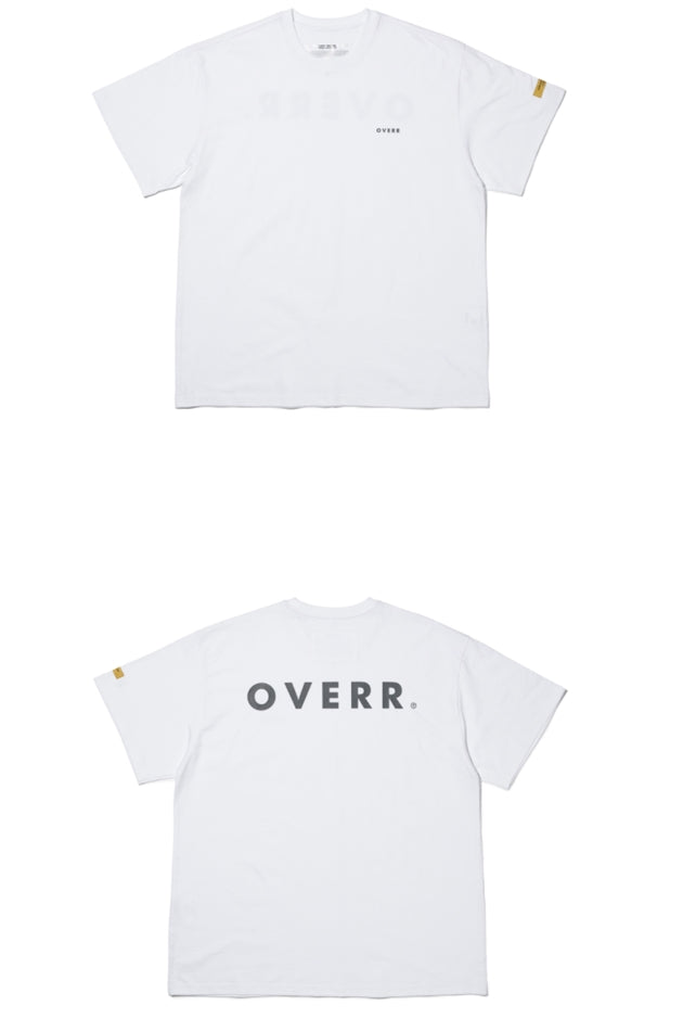 OVERR(オベルー) 21SU OVR LOGO WHITE T-SHIRTS