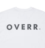 OVERR(オベルー) 21SU OVR LOGO WHITE T-SHIRTS