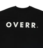 OVERR(オベルー) 21SU OVR LOGO BLACK T-SHIRTS