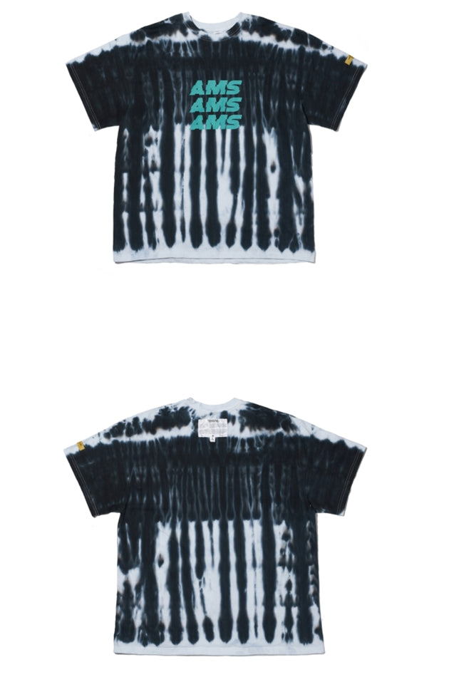 OVERR(オベルー) 21SU TIE-DYE BLACK T-SHIRTS