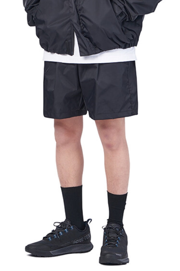 NOMANUAL(ノーマニュアル)　FD SINGLE CARGO SHORTS - BLACK