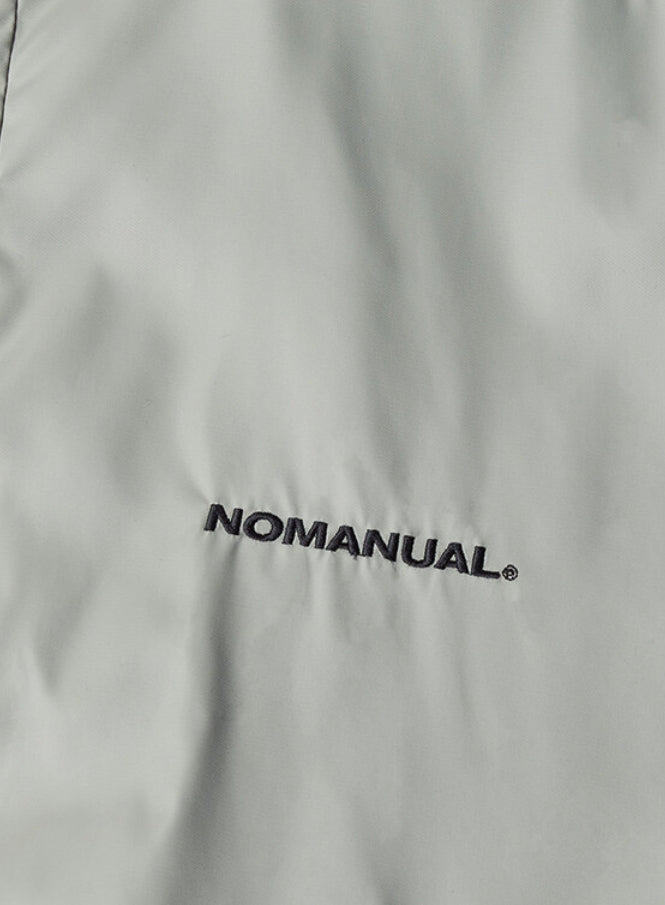 NOMANUAL(ノーマニュアル)  FD WINDBREAKER JACKET - WARM GRAY