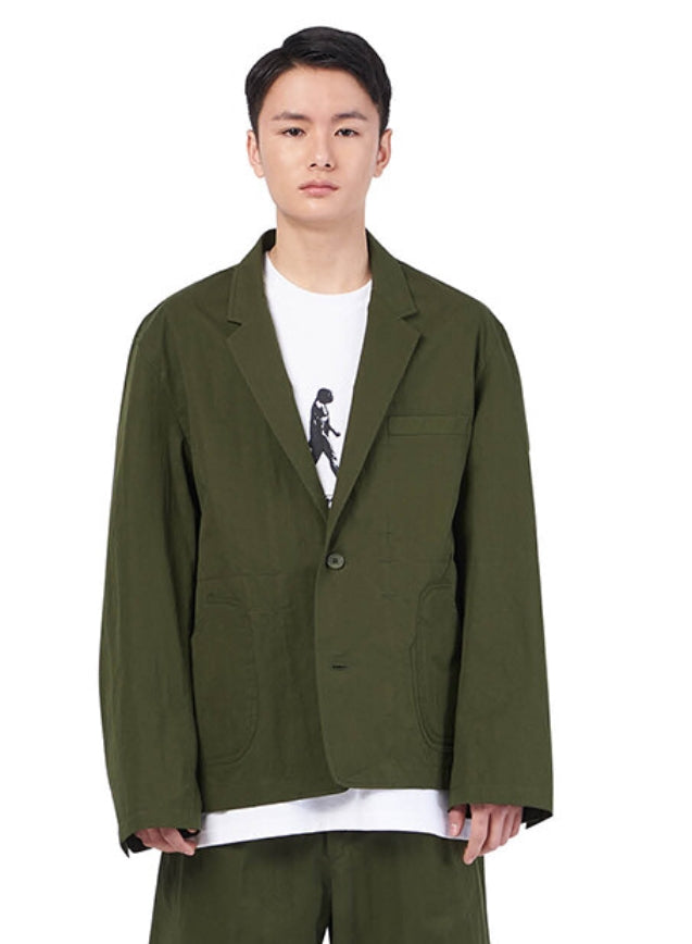 NOMANUAL(ノーマニュアル) U.P SET-UP JACKET - KHAKI
