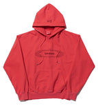 NOMANUAL(ノーマニュアル)  PST DYED HOODIE - RED
