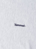 NOMANUAL(ノーマニュアル)  G.L SWEATSHIRT - WHITE MELANGE