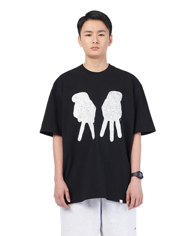 NOMANUAL(ノーマニュアル) F.S T-SHIRT - BLACK