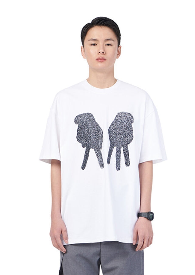 NOMANUAL(ノーマニュアル) F.S T-SHIRT - WHITE