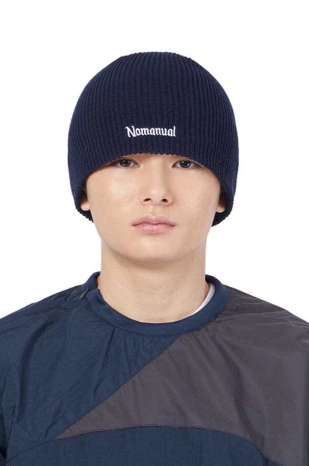 NOMANUAL(ノーマニュアル) G.L BEANIE - NAVY