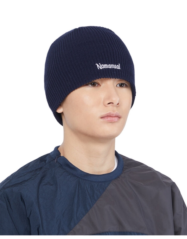NOMANUAL(ノーマニュアル) G.L BEANIE - NAVY