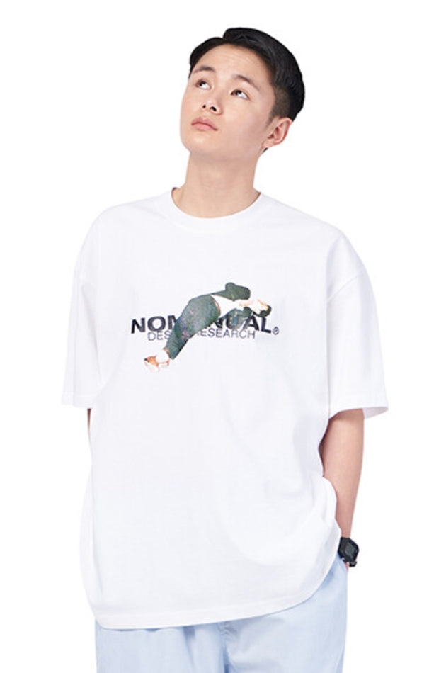 NOMANUAL(ノーマニュアル) NAP T-SHIRT - WHITE