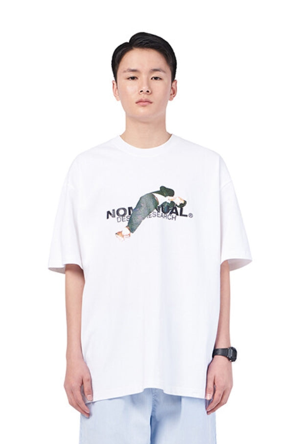 NOMANUAL(ノーマニュアル) NAP T-SHIRT - WHITE