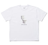 NOMANUAL(ノーマニュアル) HAPPY LUNCH TIME T-SHIRT - WHITE