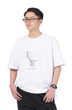 NOMANUAL(ノーマニュアル) HAPPY LUNCH TIME T-SHIRT - WHITE