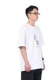 NOMANUAL(ノーマニュアル) HAPPY LUNCH TIME T-SHIRT - WHITE