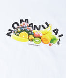 NOMANUAL(ノーマニュアル) FRUITS T-SHIRT - WHITE