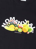 NOMANUAL(ノーマニュアル) FRUITS T-SHIRT - BLACK