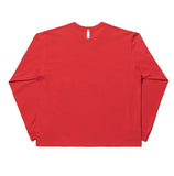 NOMANUAL(ノーマニュアル)  FRUITS LONG SLEEVE TEE - RED