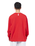 NOMANUAL(ノーマニュアル)  FRUITS LONG SLEEVE TEE - RED