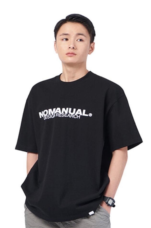 NOMANUAL(ノーマニュアル) B.D.R T-SHIRT - BLACK