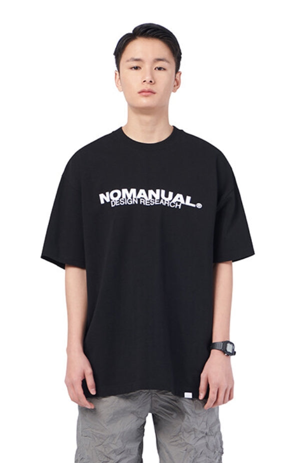 NOMANUAL(ノーマニュアル) B.D.R T-SHIRT - BLACK