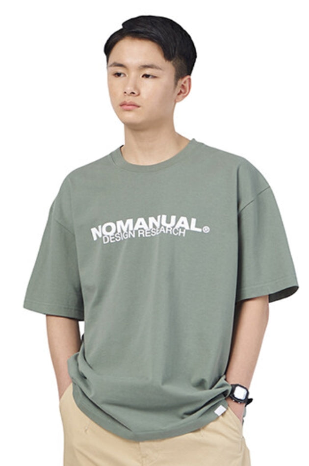 NOMANUAL(ノーマニュアル) B.D.R T-SHIRT - KHAKI