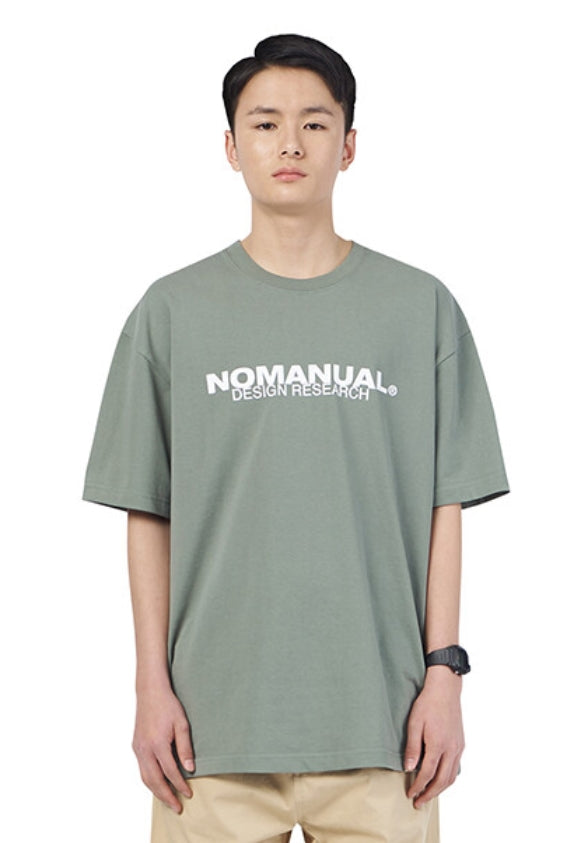 NOMANUAL(ノーマニュアル) B.D.R T-SHIRT - KHAKI