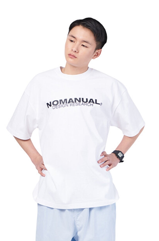 NOMANUAL(ノーマニュアル) B.D.R T-SHIRT - WHITE