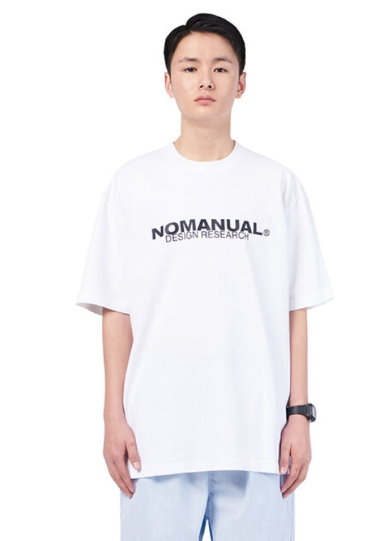 NOMANUAL(ノーマニュアル) B.D.R T-SHIRT - WHITE