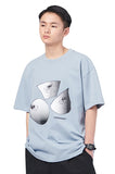 NOMANUAL(ノーマニュアル)  FIGURES T-SHIRT - SKYBLUE