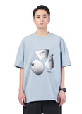 NOMANUAL(ノーマニュアル)  FIGURES T-SHIRT - SKYBLUE