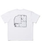 NOMANUAL(ノーマニュアル) NM OFFICE T-SHIRT - WHITE