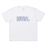NOMANUAL(ノーマニュアル) HAZE LOGO T-SHIRT - WHITE