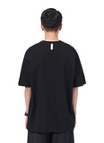 NOMANUAL(ノーマニュアル) HAZE LOGO T-SHIRT - BLACK