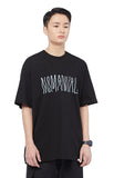 NOMANUAL(ノーマニュアル) HAZE LOGO T-SHIRT - BLACK