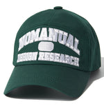 NOMANUAL(ノーマニュアル) ARCH LOGO BALL CAP - GREEN