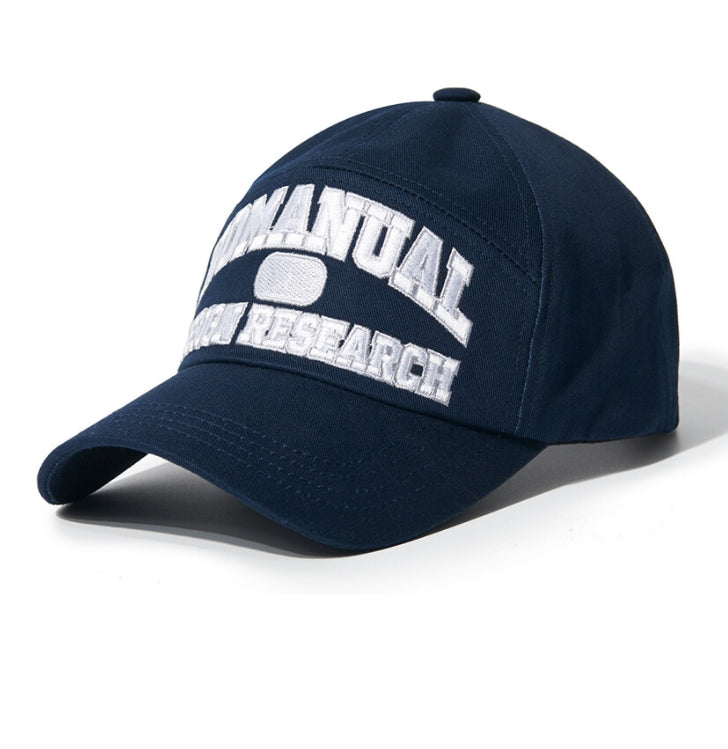 NOMANUAL(ノーマニュアル) ARCH LOGO BALL CAP - NAVY