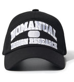 NOMANUAL(ノーマニュアル) ARCH LOGO BALL CAP - BLACK