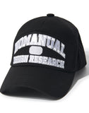 NOMANUAL(ノーマニュアル) ARCH LOGO BALL CAP - BLACK