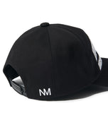 NOMANUAL(ノーマニュアル) ARCH LOGO BALL CAP - BLACK