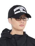 NOMANUAL(ノーマニュアル) ARCH LOGO BALL CAP - BLACK