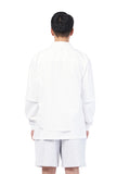 NOMANUAL(ノーマニュアル) SALARYMAN SHORT SLEEVE SHIRTS - WHITE